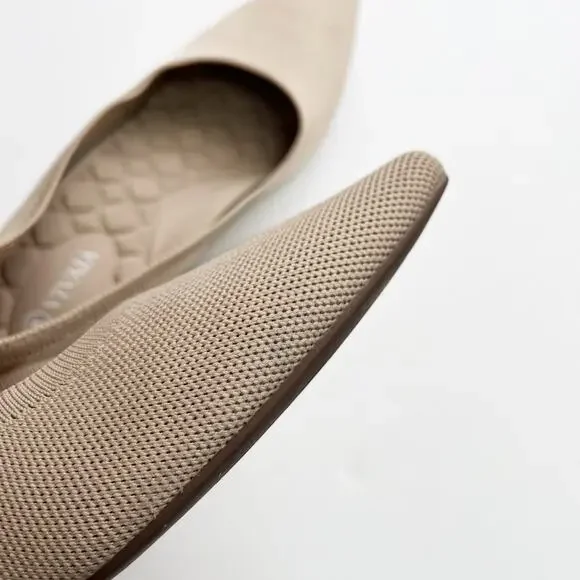 VIVAIA Aria Wedge Pro Pointed Toe Wedge Heel Shoes Almond EU 41 - Picture 5 of 8